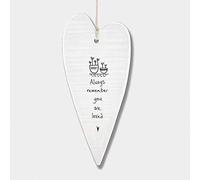 East of India Always Remember Long Porcelain Heart