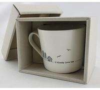 East of India Bloody Love Tea Wobbly Porcelain Boxed Mug