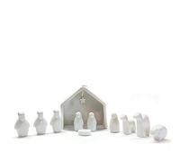 East of India: Boxed Porcelain Nativity Set