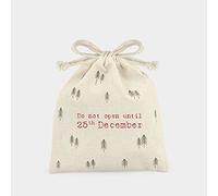 East of India DO NOT OPEN Drawstring MINI Canvas Gift Bag x 1