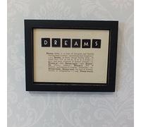 East of India DREAMS Dictionary Framed Print