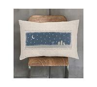 East of India Embroidered Cushion - You Are The Brightest Star