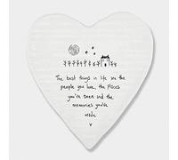 East of India Coaster – Heart 'Best Things Are People You Love'