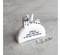 East of India Hill House Difficult Roads Porcelain Decoration