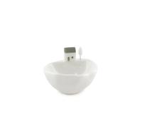 East of India Little Houses on the Bowl Decorative Mini Home Storage Dish - House & steps