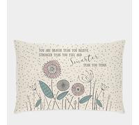 East of India Long Cushion - You Are Braver than You Believe