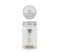 East Of India Merry Christmas Xmas Tree Little World In A Jar Ornament Keepsake Gift Idea