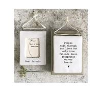 East of India MINI Best Friends Hanging Photo Frame 'People walk through our lives but only true friends leave footprints on our hearts'
