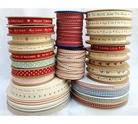 East of India mixed ribbon bundle- crafts/ wedding/ gift wrapping - approx 10 metres