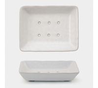 East of India Porcelain Soap Dish (off White)