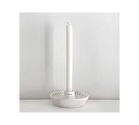 East of India Porcelain Candle Holdepeace