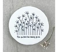 East of India Porcelain Coaster 'Hope you know how Amazing You Are' | Friendship Keepsake Gift, Gift For Friends Family, Round Kitchen Coaster