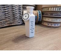 East of India: Porcelain Hexagonal Bottle - Life's Too Short