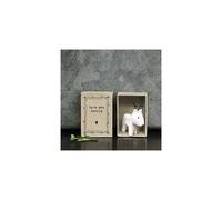 East of India Porcelain Matchbox Little Reindeer, Love You Words, Family Keepsake Gift, Porcelain Keepsake, Small