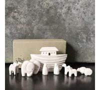 East of India Porcelain Mini Noah's Ark Baby Keepsake Christening Gift
