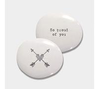 East of India Porcelain Pebble - So Proud