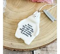 East of India Porcelain Rabbit Hanger | Babies Are | Mum