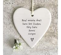 East of India Porcelain round heart Real women hot flushes Gift
