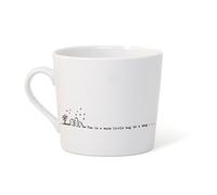 East of India | Porcelaine Mug | Wobbly Mug-Tea is a Warm Little Hug
