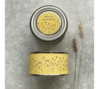 EAST OF INDIA TIN Candle Sending You Sunshine and HUGS