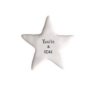 East of India Tiny Porcelain Star Token with the words You're A Star, Congratulations Gift Token, Porcelain Keepsake Gift, Tiny Star