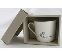 East of India Wobbly Design Porcelain Mug - This is Probably Wine