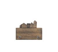 East of India Wood Pegboard - The Street Houses - Key Hanger Home Decoration Ornament