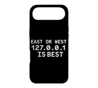 East Or West 127.0.0.1 Is Best Funny Nerd Programmer Coder Case for iPhone Air