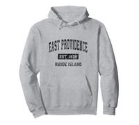 East Providence Rhode Island RI Vintage Sports Design Black Pullover Hoodie