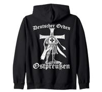 East Prussia German Knights Crusaders Medieval Knights Zip Hoodie