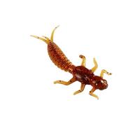 East Rain Lifelike Dobsonfly Larva Soft Bait Realistic Hellgrammite Lure for Bass Fishing(10 Colors Option 0.04oz./1.25g 2.36in/6cm)