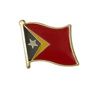 East Timor Flag Enamel Metal Pin Badge Diplomat Lapel