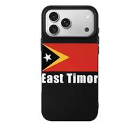 East Timor Flag Phone Case Compatible with iPhone 17 Air Pro Max Shockproof TPU Protective Cover