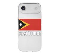 East Timor Flag Phone Case Compatible with iPhone 17 Air Pro Max Shockproof TPU Protective Cover