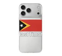 East Timor Flag Phone Case Compatible with iPhone 17 Air Pro Max Shockproof TPU Protective Cover