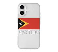 East Timor Flag Phone Case Compatible with iPhone 17 Air Pro Max Shockproof TPU Protective Cover