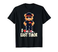 East Timorese Flag Teddy Bear I Love East Timor T-Shirt