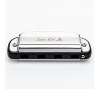 EAST TOP 4 Hole Blues Harmonica For All Levels, Beginners, Professionals and Students, as a Gift,Black