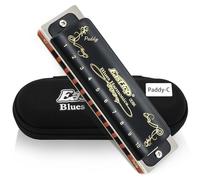 East top Harmonica, Blues Harmonica key of Paddy C, 10 Holes 008K Mouth Organ Diatonic Harmonica for Adults, Professionals and Students