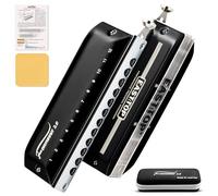 EAST TOP Updated FORERUNNER 2.0 without valves Chromatic Harmonica 12-Hole 48 Tones C Key Chromatic Mouth Organ Harmonica for Adults,Beginners and Students