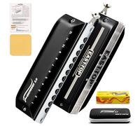 EAST TOP Updated FORERUNNER 2.0 without valves Chromatic Harmonica 12-Hole 48 Tones Db Key Chromatic Mouth Organ Harmonica for Adults,Beginners and Students