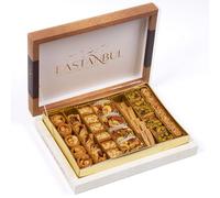 Eastanbul Baklava, 500g, Baklava Pastry, Pistachio Gift Box, Middle Eastern Sweets, Turkish Desserts, Pistachio & Cashew Rich Pastry, Dulces Arabes, Arabic Sweets, Turkish Gifts