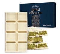 Eastanbul Dubai Chocolate Bar Pistachio, 200g, Pistachio Dubai White Chocolate Bar with Shredded Phyllo Dough, Knafeh, Kataifi, Viral Candy