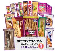 Eastanbul International Snack Box, Premium 12 Full-Size Foreign Snack Box, Exotic Turkish Snacks From Around The World International Snacks, Sweet, Savory, Chewy, Crunchy Snack Box