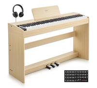 Eastar EUP-110 Digital Piano 88 Key Weighted Keyboard, Full-Size Home
