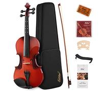 Eastar EVA-2 3/4 Violin Set Fiddle for Kids Beginners Students with Hard Case, Rosin, Shoulder Rest, Bow, and Extra Strings (Imprinted Finger Guide on Fingerboard)