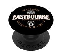 Eastbourne East Sussex England Coordinates Label 2C PopSockets Adhesive PopGrip