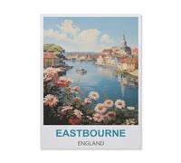 Eastbourne England，Jigsaw Puzzles for Adults 1000 Piece, Classic Puzzle Teens Boys Girls Puzzles Sturdy Tight Fitting Pieces,Letters On Back for Ideal Challenging and Gift（26x38cm）-FE93