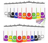 EASTBULL 1GB 20 pcs USB 2.0 Rotate Metal USB Stick Fast Speed Multicolor