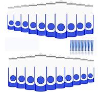 EASTBULL 50 Pack 4GB Bulk Flash Drives Pack USB 2.0 Thumb Drives Pack 4GB Bulk USB Drive (Blue, 50 Units)